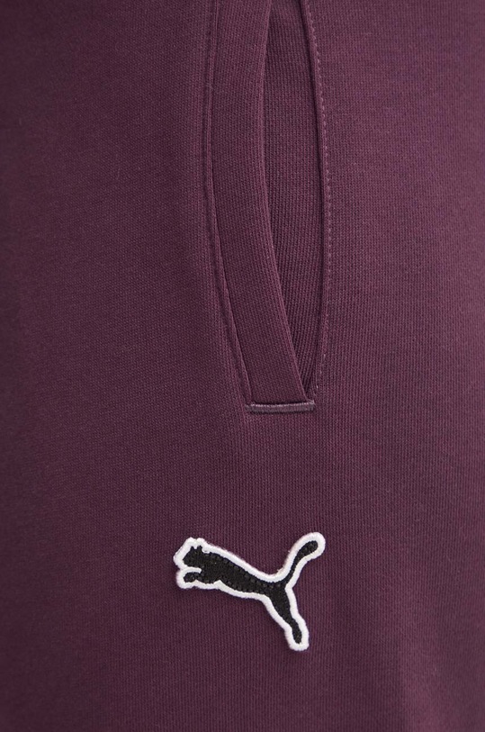 Puma spodnie dresowe bawełniane fioletowy 676805