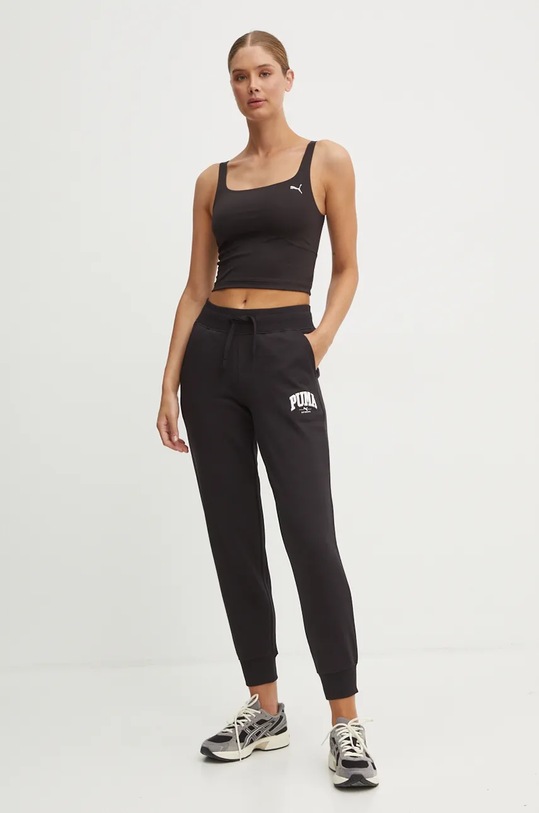 Puma spodnie dresowe 681542 czarny AW24