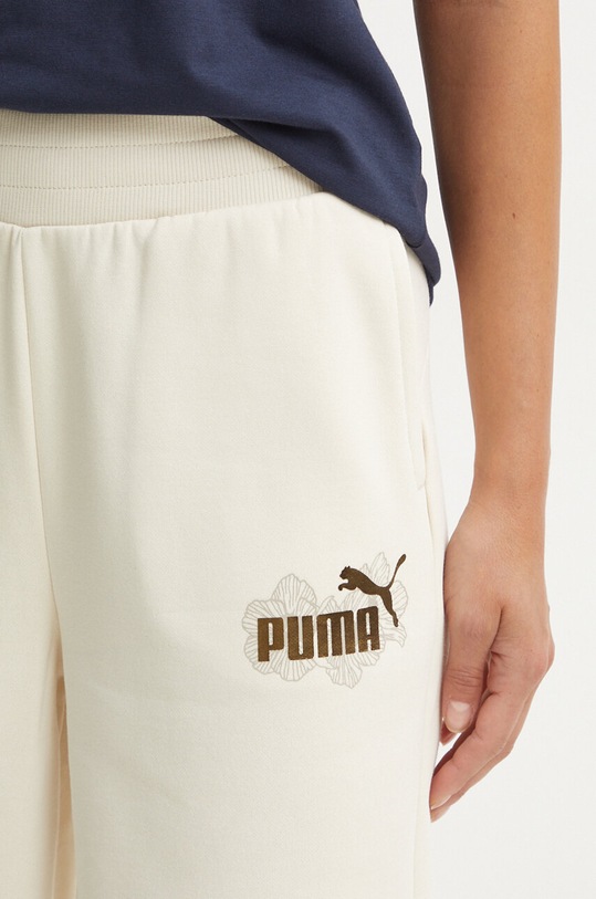 Puma spodnie dresowe beżowy 681694