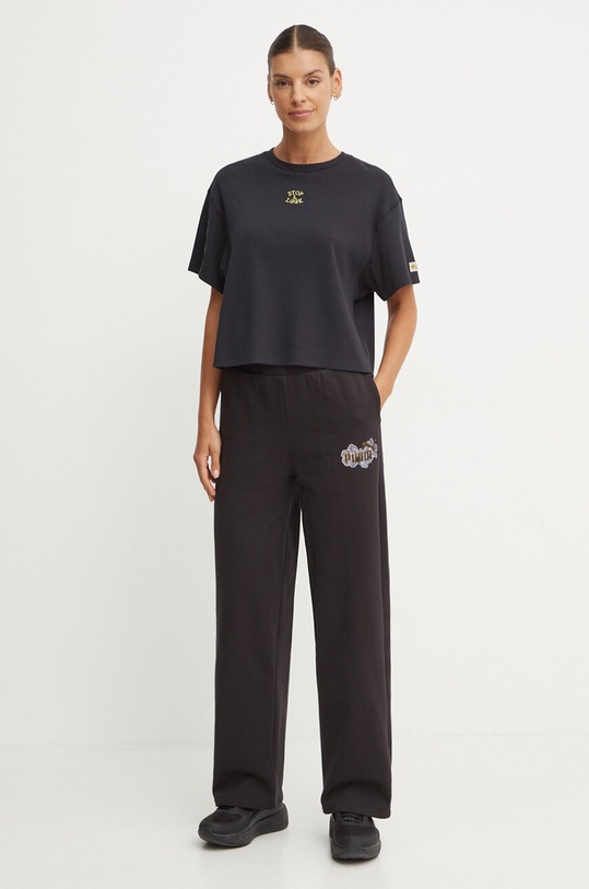 Puma spodnie dresowe 681694 czarny AW24