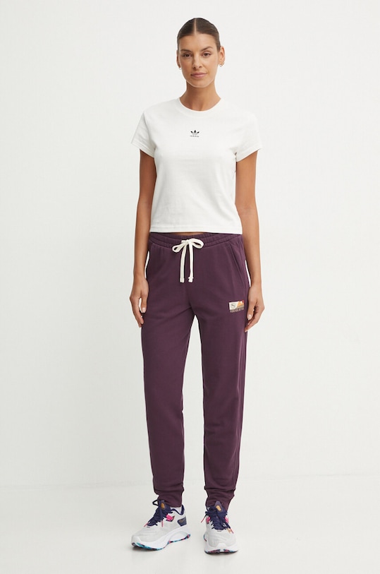 Puma spodnie dresowe 681932 fioletowy AW24