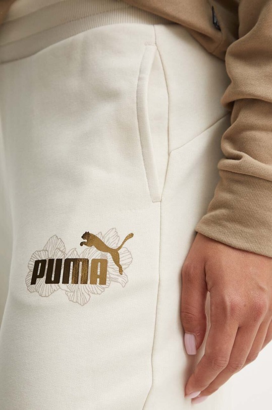 Puma spodnie dresowe beżowy 682498