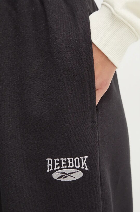 Бавовняні спортивні штани Reebok Classic чорний 100205172