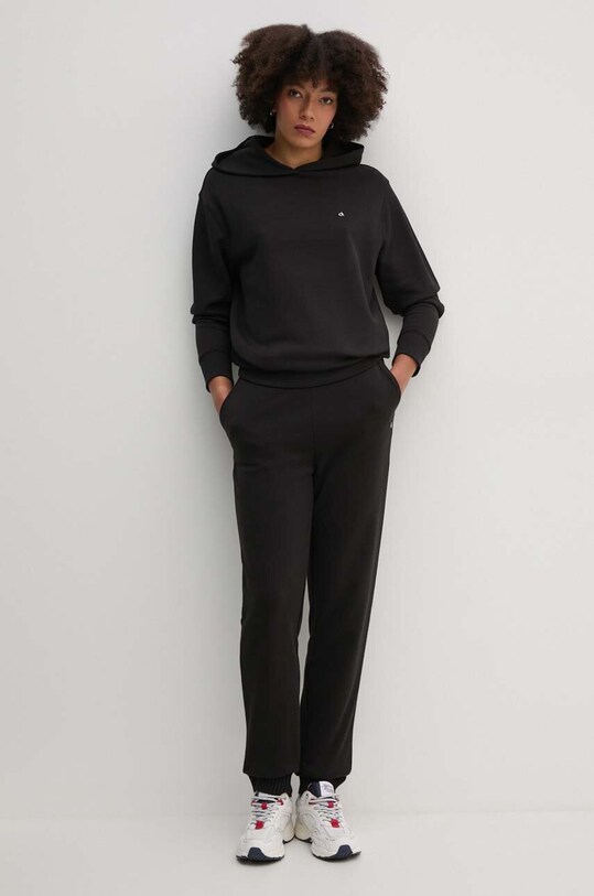 Calvin Klein Jeans spodnie dresowe bawełniane J20J224443 czarny AW24