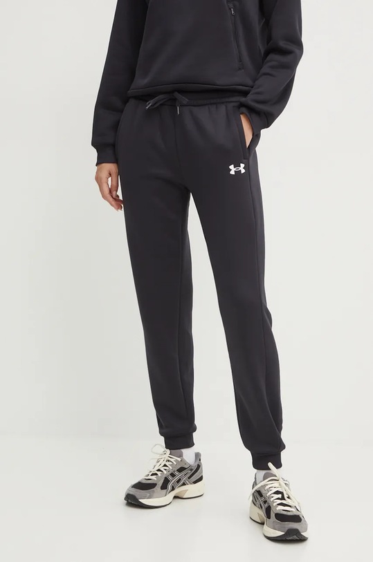 Under Armour spodnie dresowe Armour Fleece dzianina czarny 1386510