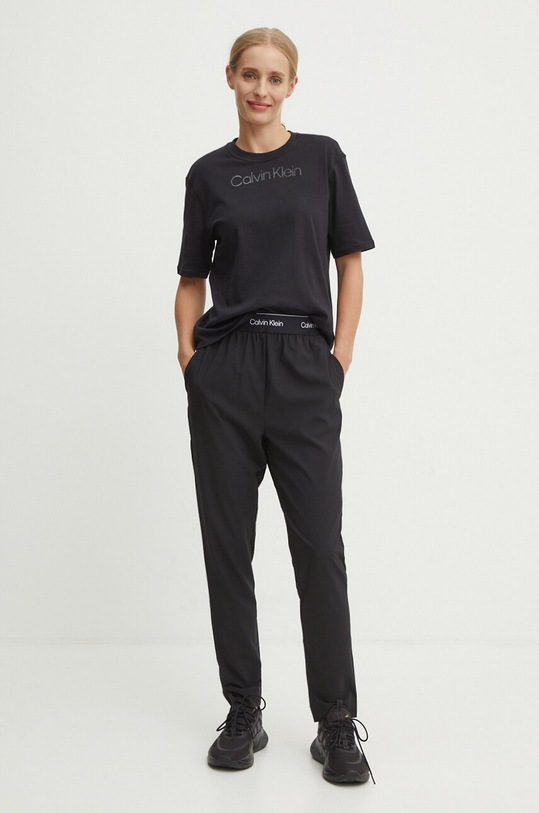 Tréninkové kalhoty Calvin Klein Performance 00GWS4P601 černá AW24