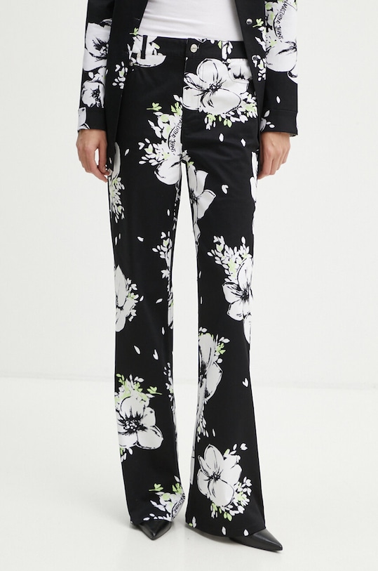 Moschino Jeans pantaloni a zampa multicolore 0316.8736