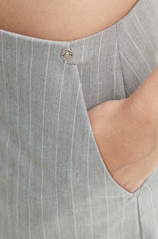 Штани з домішкою вовни Moschino Jeans сірий 0307.8725