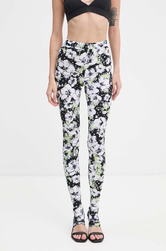Moschino Jeans legginsy wzorzyste multicolor 0342.8741