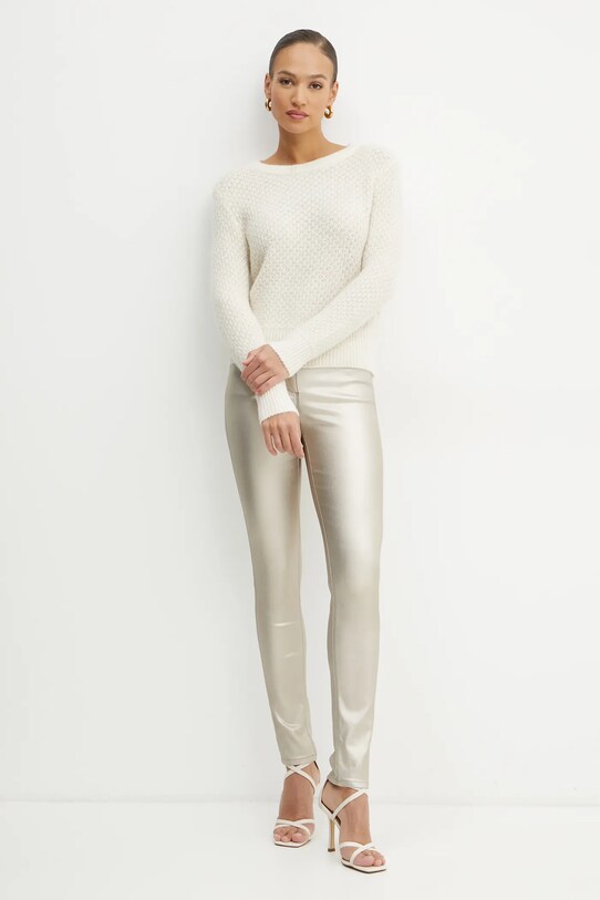 Kalhoty Morgan PADAMO PADAMO zlatá AW24