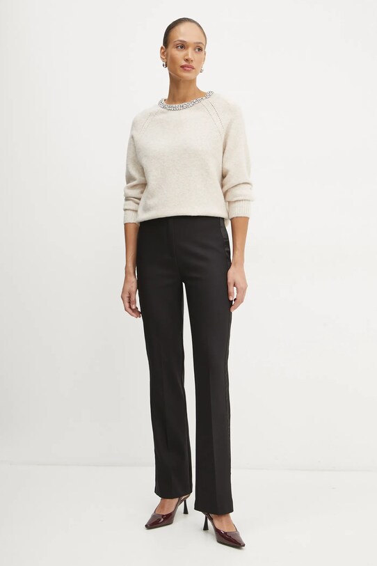 Morgan pantaloni PFIBY.F PFIBY.F negru AW24