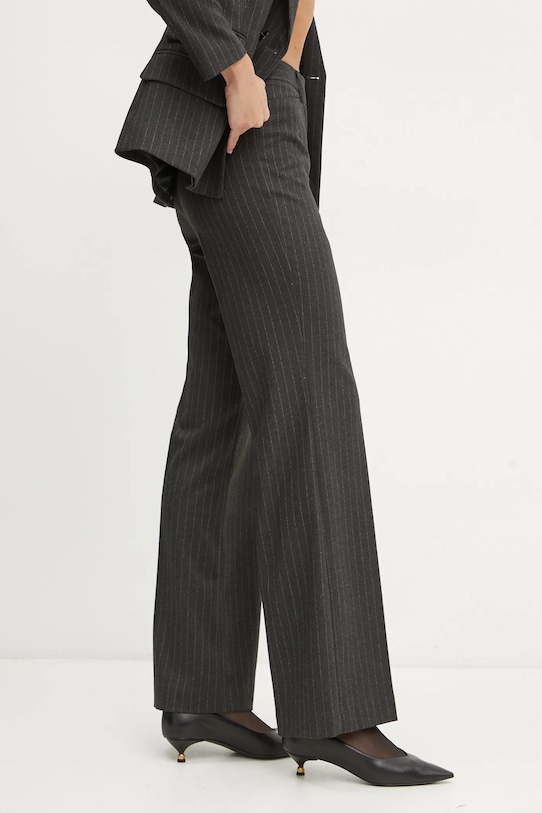 Morgan pantaloni PTALI.F drept gri PTALI.F