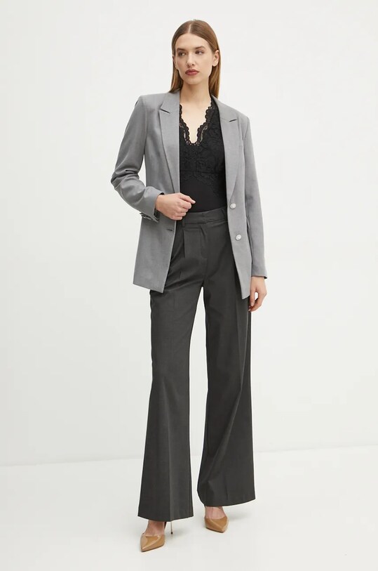 Morgan pantaloni PANNI.F PANNI.F gri AW24