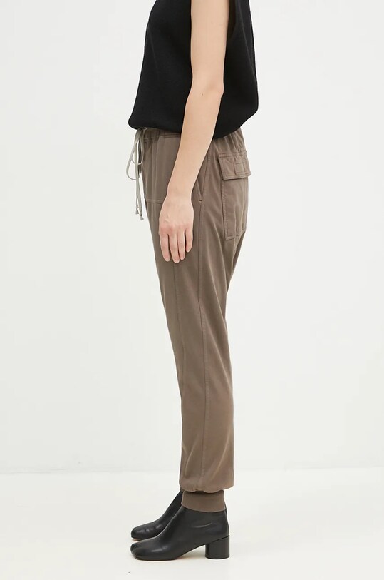 Rick Owens cotton joggers Prisoner Drawstring DS02D2330.RIG gray AW24