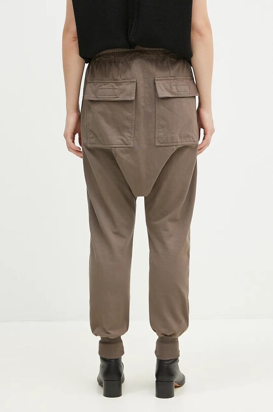 Clothing Rick Owens cotton joggers Prisoner Drawstring DS02D2330.RIG gray