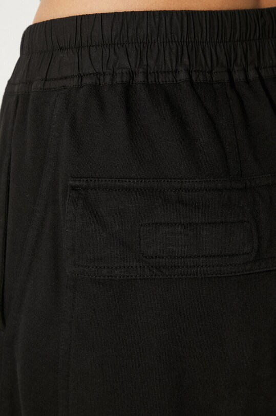 Rick Owens cotton joggers Prisoner Drawstring DS02D2330.RIG black