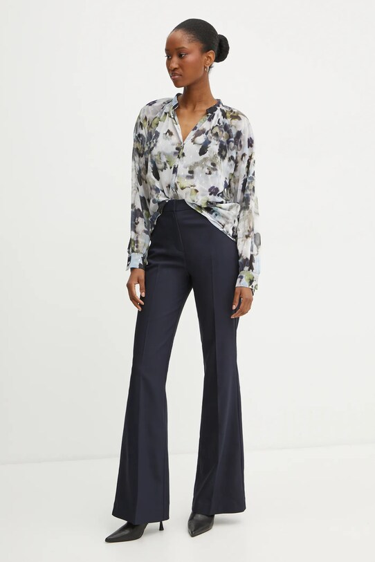 Nohavice Morgan PFLOU.F PFLOU.F tmavomodrá AW24