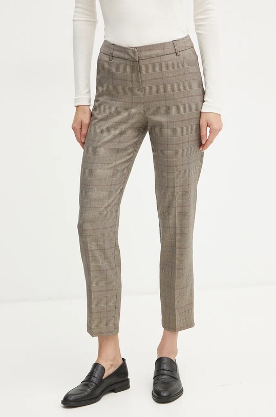 Morgan pantaloni PICTA.F panza maro PICTA.F