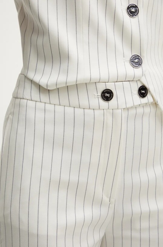 Morgan pantaloni PVEGA.F alb PVEGA.F