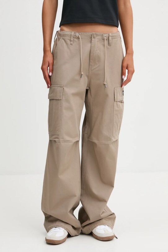 Converse pantaloni de bumbac 10026957.A03 maro AW24