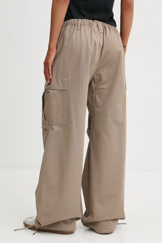 Îmbrăcăminte Converse pantaloni de bumbac 10026957.A03 maro
