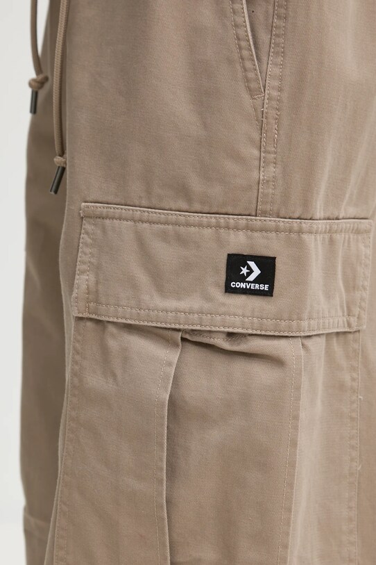 Converse pantaloni de bumbac 10026957.A03 maro