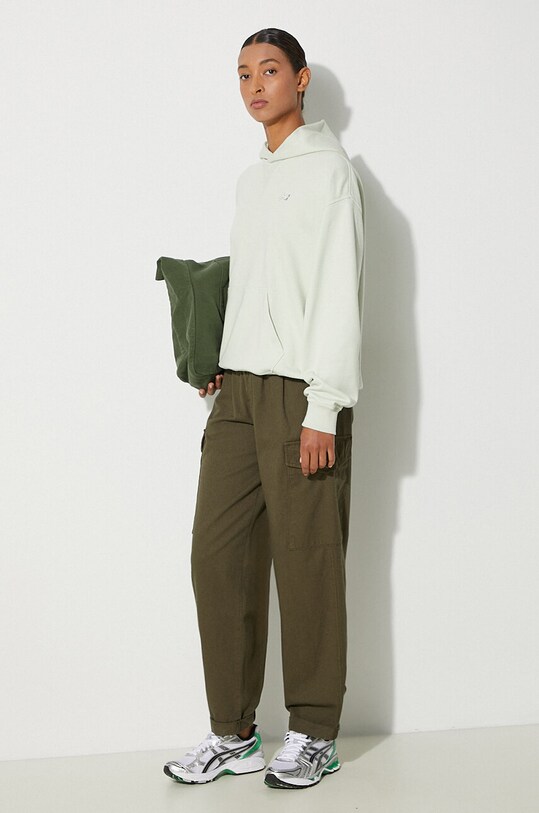 Carhartt WIP cotton trousers Collins Pant I029789.666GD green AW24