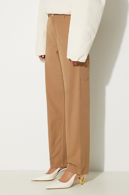 Bavlněné kalhoty Carhartt WIP Pierce Pant Straight béžová I032966.2FS02