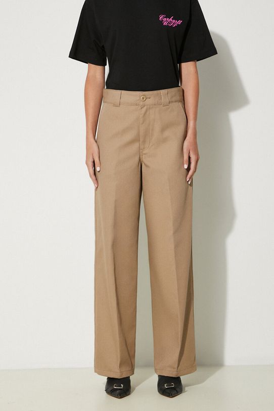 Carhartt WIP trousers Craft Pant fabric beige I032968.8Y01