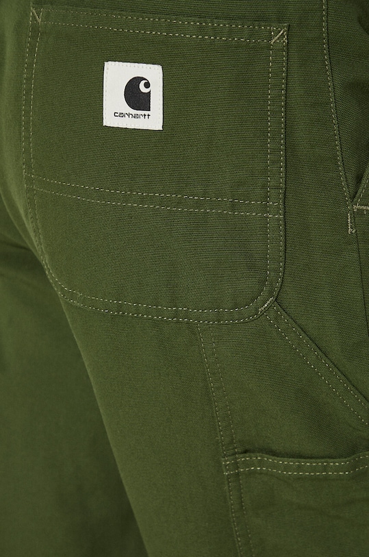 Bavlněné kalhoty Carhartt WIP Pierce Pant zelená I033140.2BR02