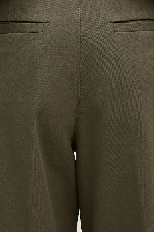 Bavlněné kalhoty Carhartt WIP Brady Pant zelená I033770.666GT
