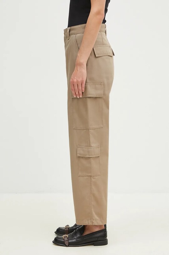 Kalhoty Carhartt WIP Kingsley Pant I033772.8Y01 béžová AW24