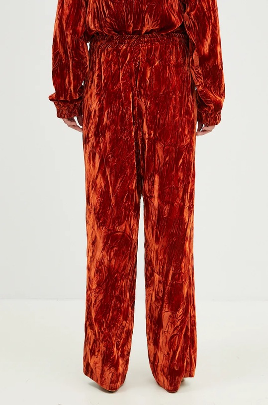 Oblečení Velurové teplákové kalhoty Martine Rose Wide Leg Trackpant 165WF04202 oranžová