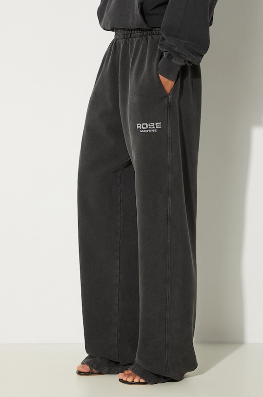 Martine Rose cotton joggers Wide Leg Trackpant black 606JS01002C