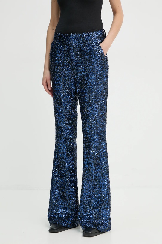 Hlače ZADIG&VOLTAIRE WWPA00808 mornarsko plava AW24