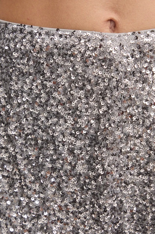 Never Fully Dressed szorty Gunmetal Sequin Hot Pants srebrny NFDTR351