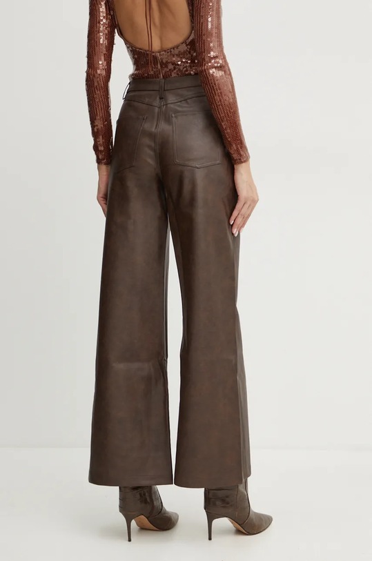 Oblečení Kalhoty Bardot VEGAN LEATHER 59498PB hnědá