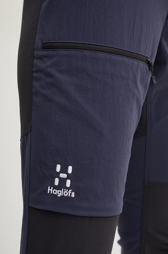 Outdoorové kalhoty Haglöfs Mid Slim námořnická modř 607252