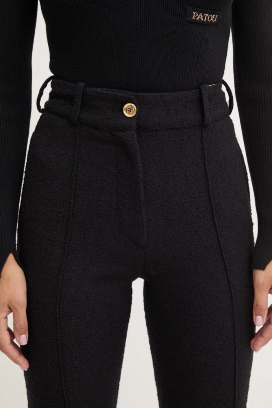 Patou pantaloni de lana negru TR0420185