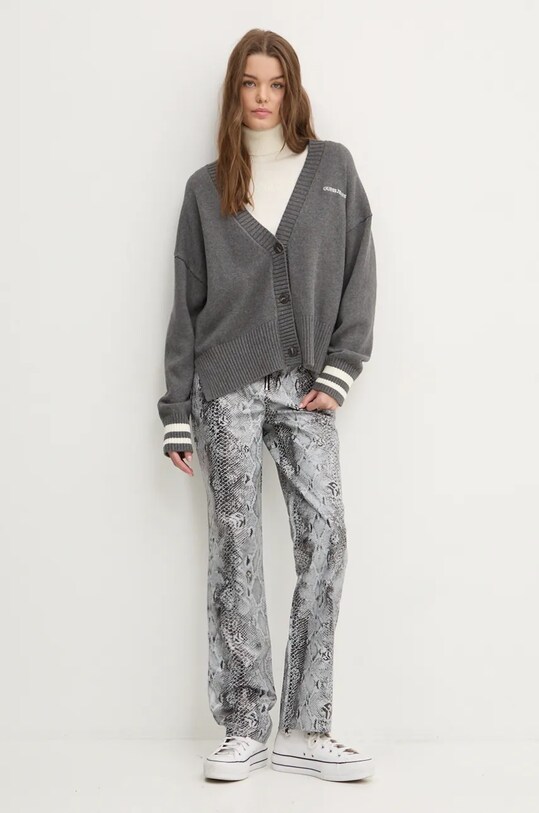 Karl Lagerfeld Jeans spodnie 246J1005 szary AW24