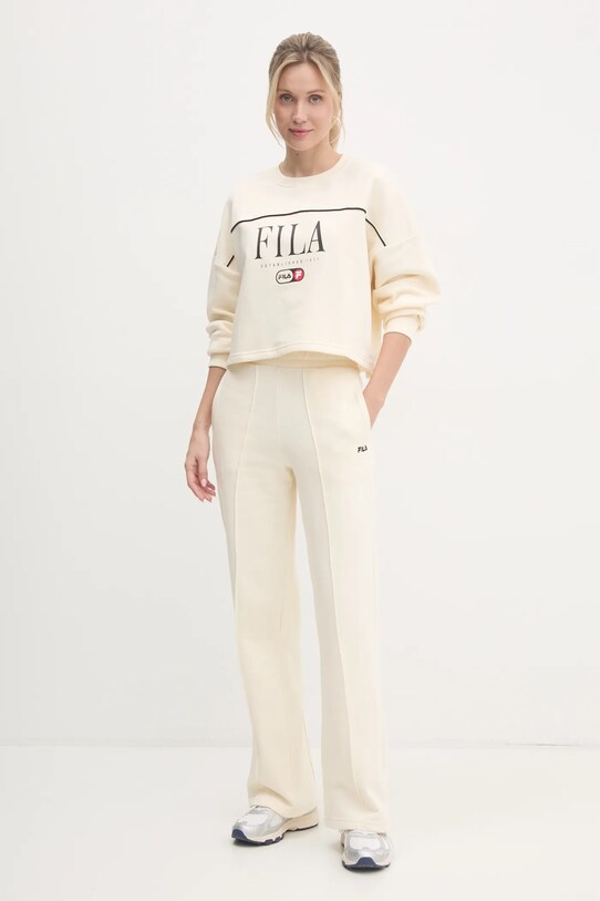 Спортивні штани Fila Lauka FAW0910 бежевий AW24