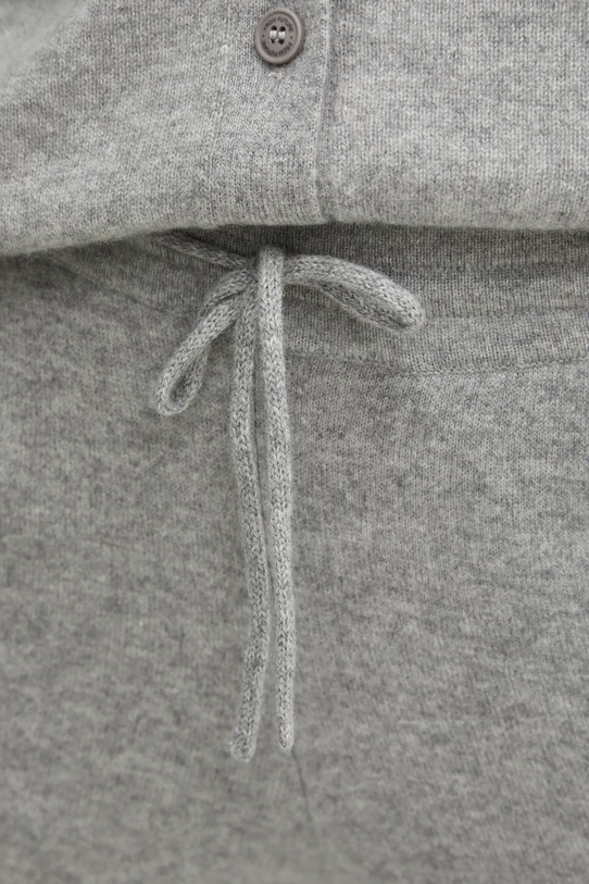 FROM FUTURE pantaloni de trening din cașmir gri WJO00006