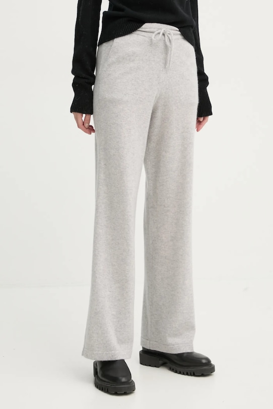 Παντελόνι φόρμας από κασμίρ FROM FUTURE μελανζέ γκρί WJO01388