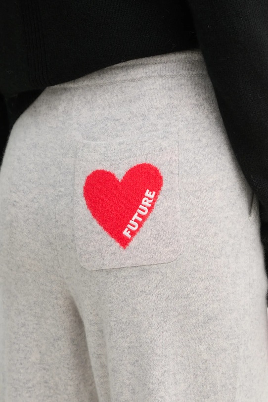 Παντελόνι φόρμας από κασμίρ FROM FUTURE γκρί WJO01388