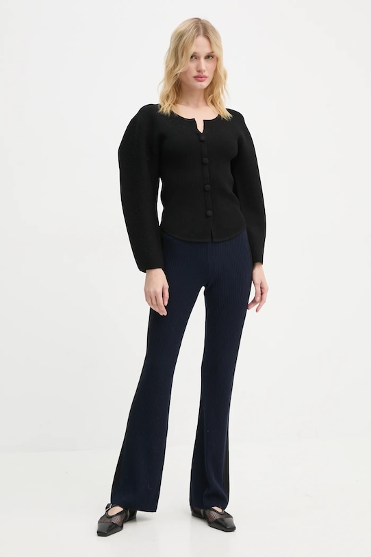 FROM FUTURE spodnie dresowe wełniane WPA02243 granatowy SS25