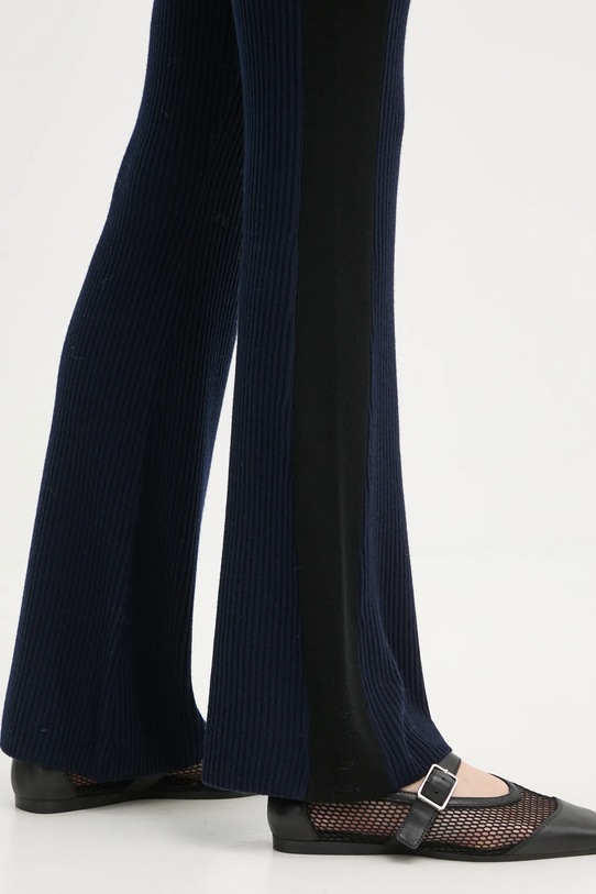 FROM FUTURE spodnie dresowe wełniane granatowy WPA02243