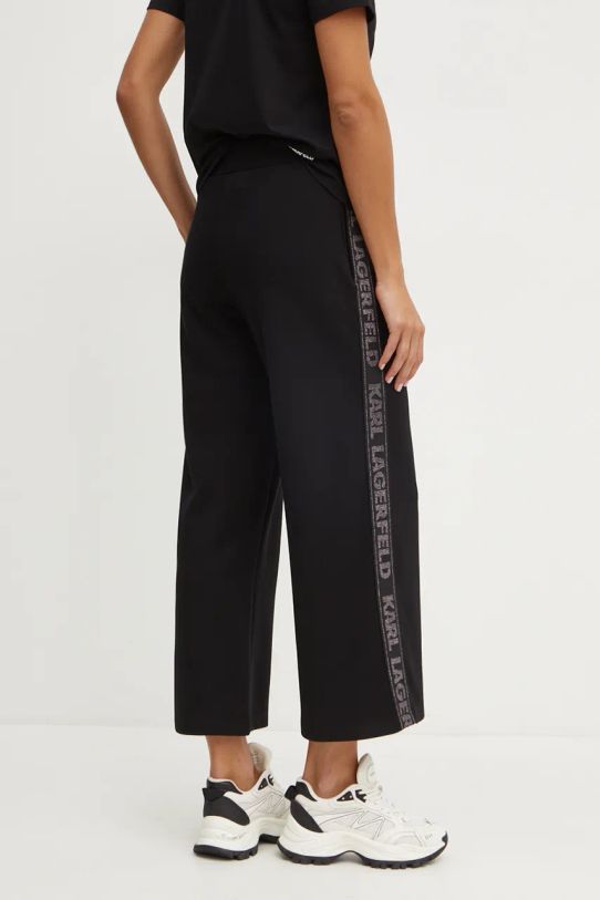 Karl Lagerfeld spodnie dresowe 246W1010 czarny AW24