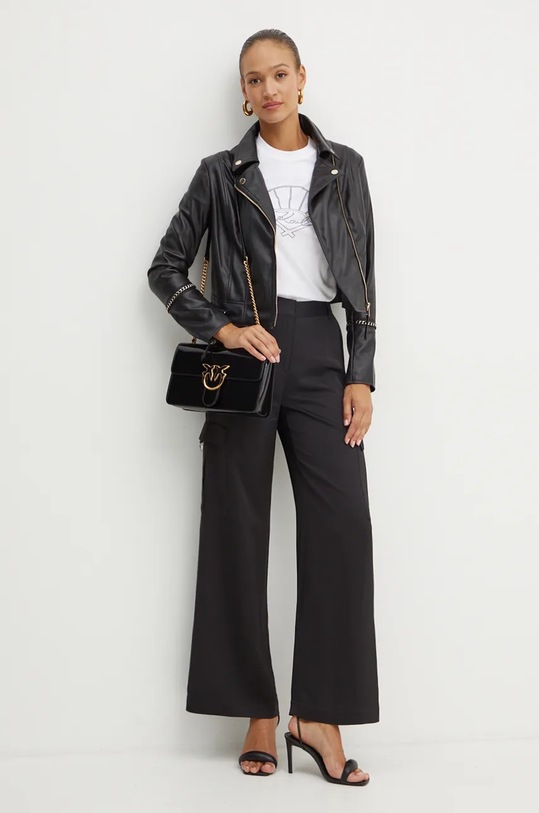 Karl Lagerfeld spodnie 246W1014 czarny AW24