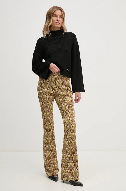 Gaudi pantaloni 421FD24001 maro AW24