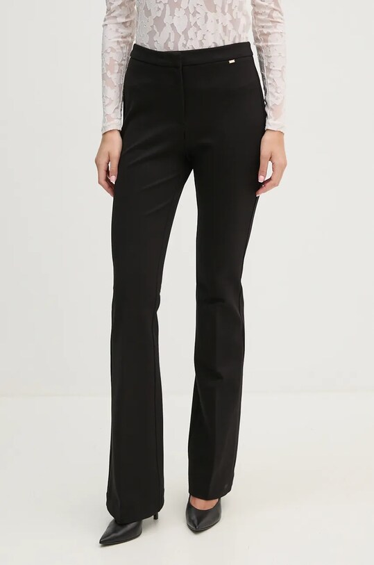 Gaudi spodnie z elastanem czarny 421FD24004